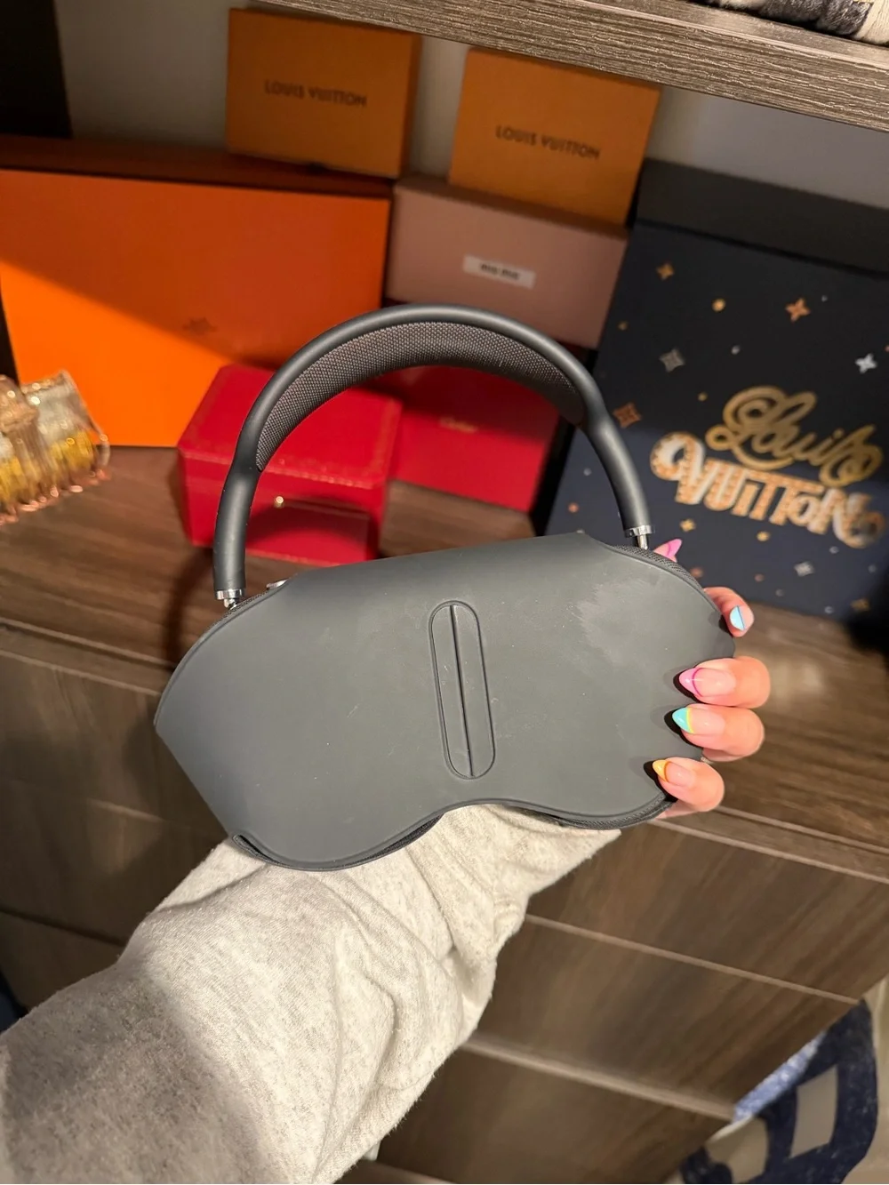 Apple AirPods Max with Protective Travel Case - Dark Gray